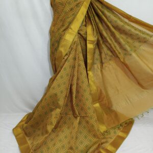 Mangalagiri Pattu Digital Print Saree