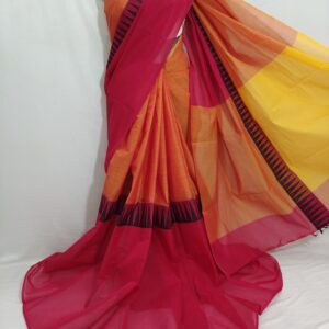 Mangalagiri Cotton Plain Sarees