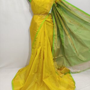 Mangalagiri Pure Pattu High Quality Zari Warp Tissue Sarees