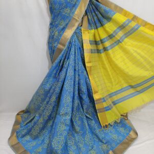 Mangalagiri Pattu Digital Print Saree