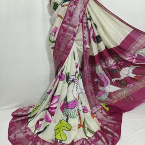 Mangalagiri Pattu Printed Sarees