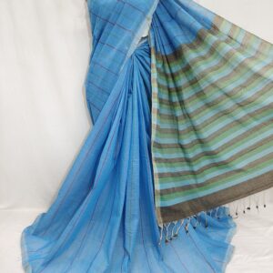 Mangalagiri Pure Handloom Cotton Stripe Sarees