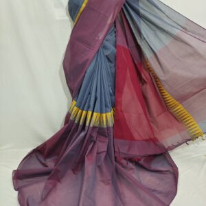 Mangalagiri Cotton Plain Sarees