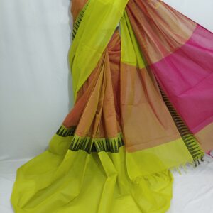 Mangalagiri Cotton Plain Sarees