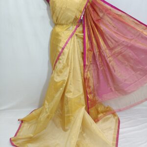 Mangalagiri Pure Pattu High Quality Zari Warp Tissue Sarees