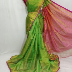 Mangalagiri Pure Pattu High Quality Zari Warp Tissue Sarees