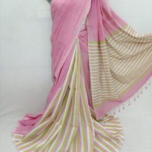 Mangalagiri Pure Handloom Cotton Langavoni Design Saree