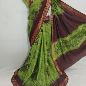 Mangalagiri Kalamkari Cotton Sarees